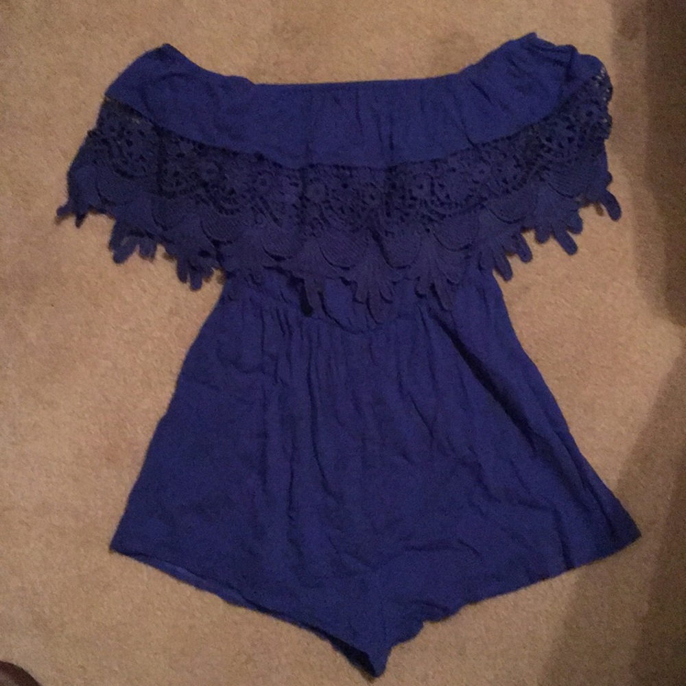 Off the shoulder romper