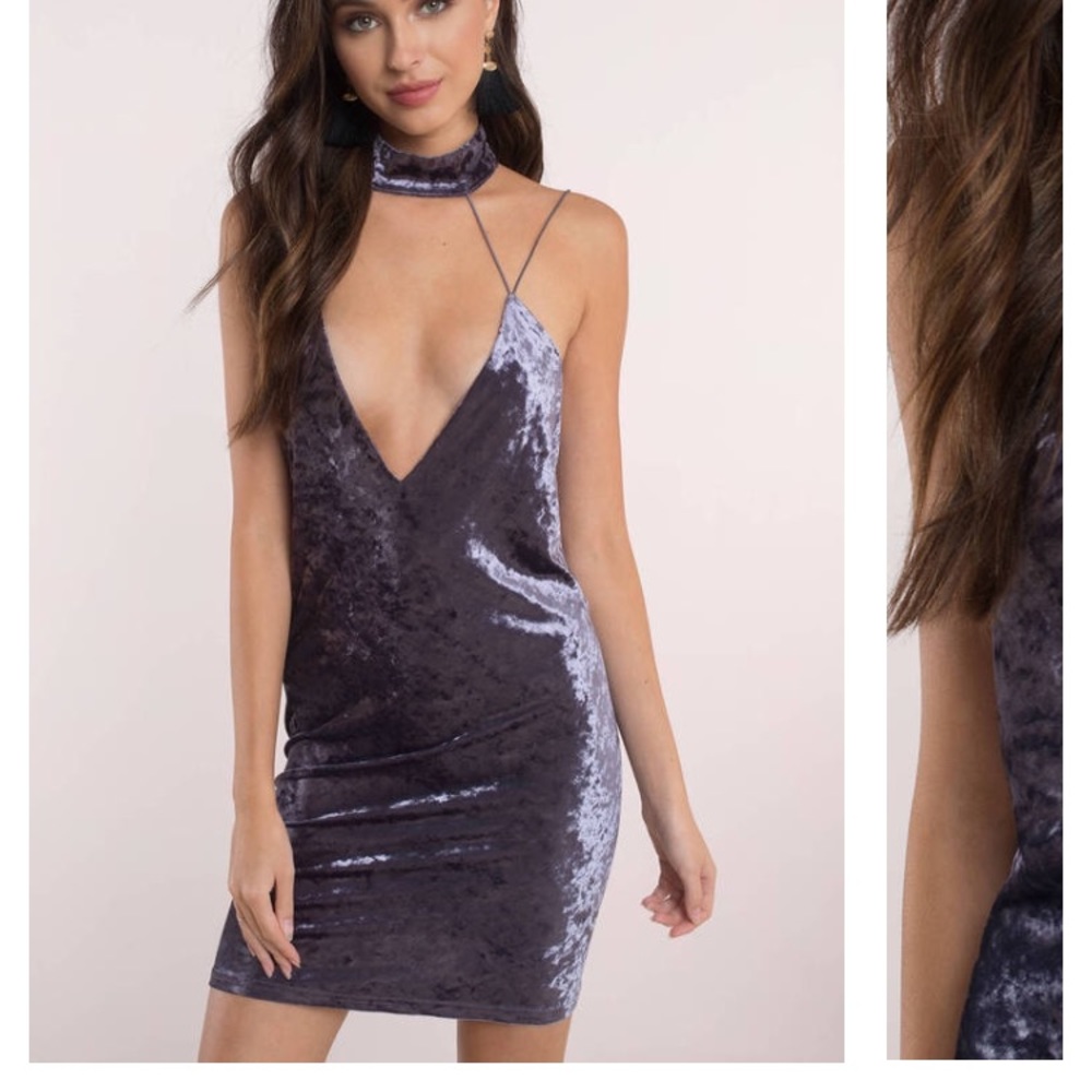 Velvet Choker Dress