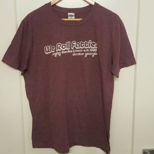 "We Roll Fatties" Raging Burrito Tee