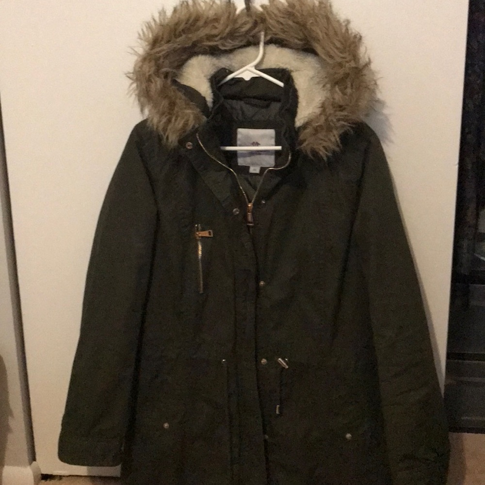 Green Fashion Parka