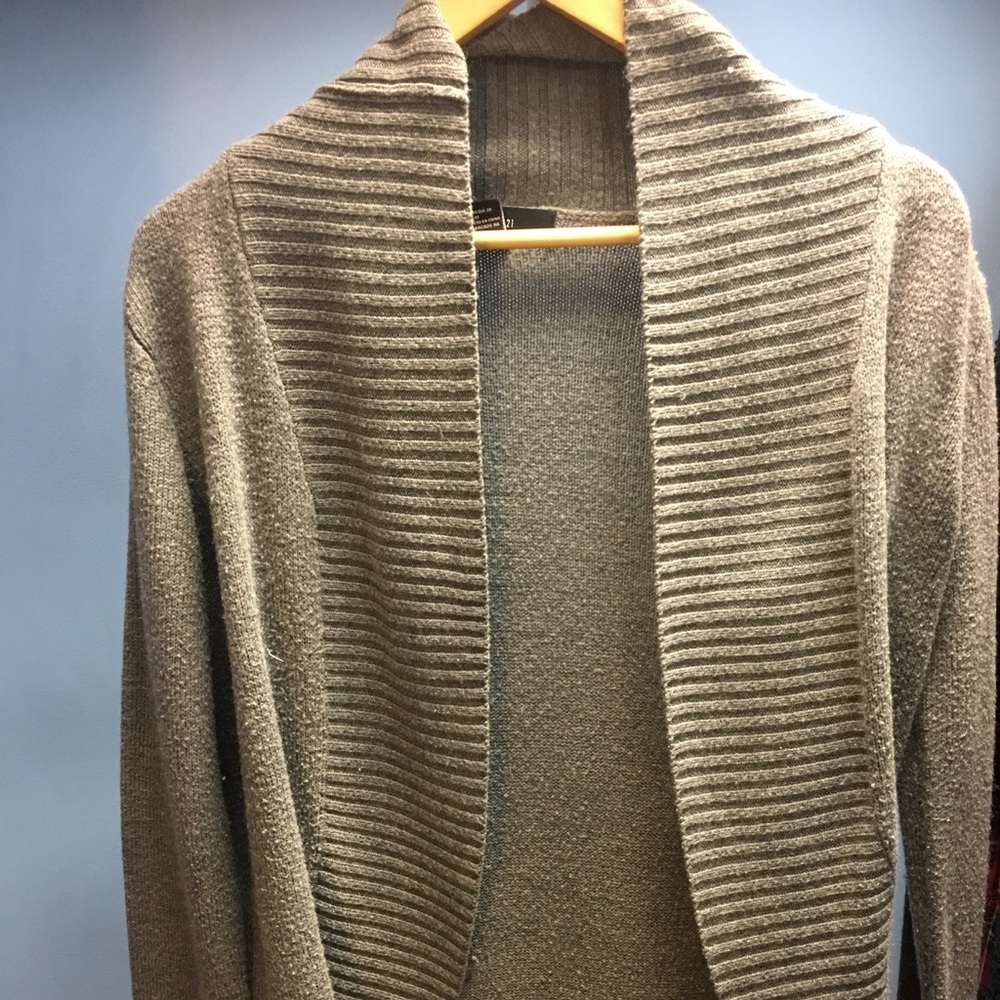 Grey cardigan