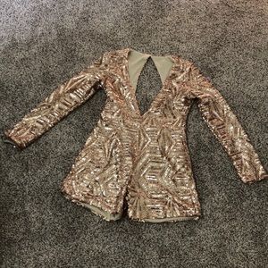 Sequin romper NWOT