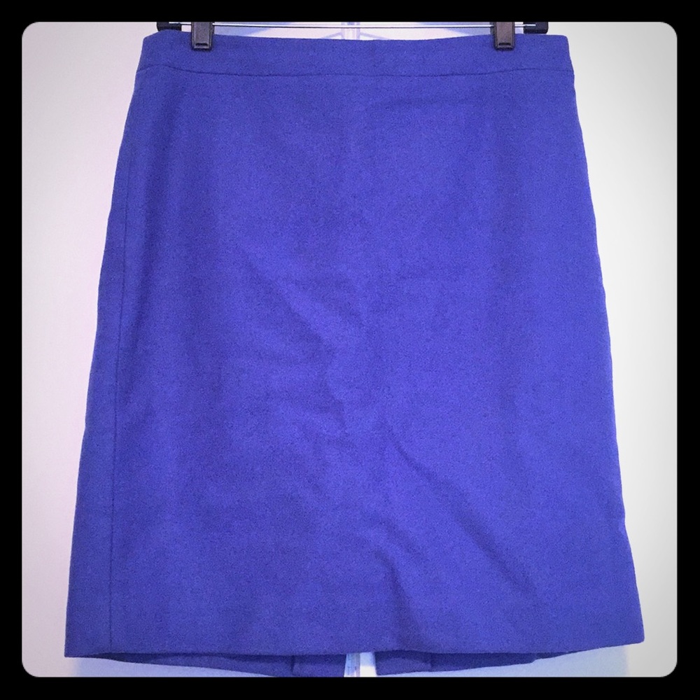 JCrew Cobalt Blue Pencil Skirt in size 8