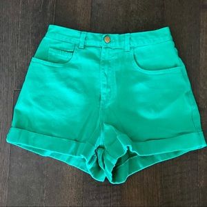 High-rise American Apparel shorts ✅