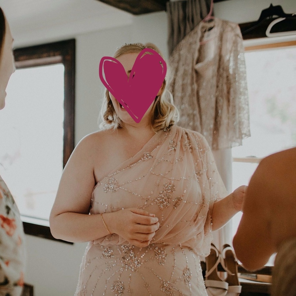 Adrianna Papell Beaded Gown