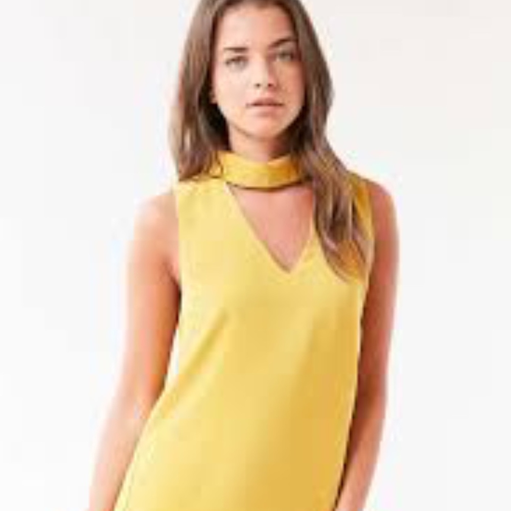 Yellow Urban outfitters dress