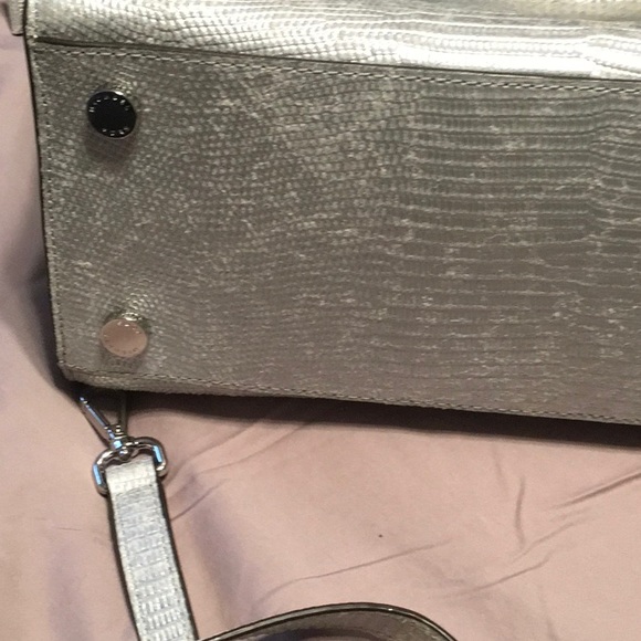 Michael kors collection rare silver snakeskin like - Picture 4 of 4