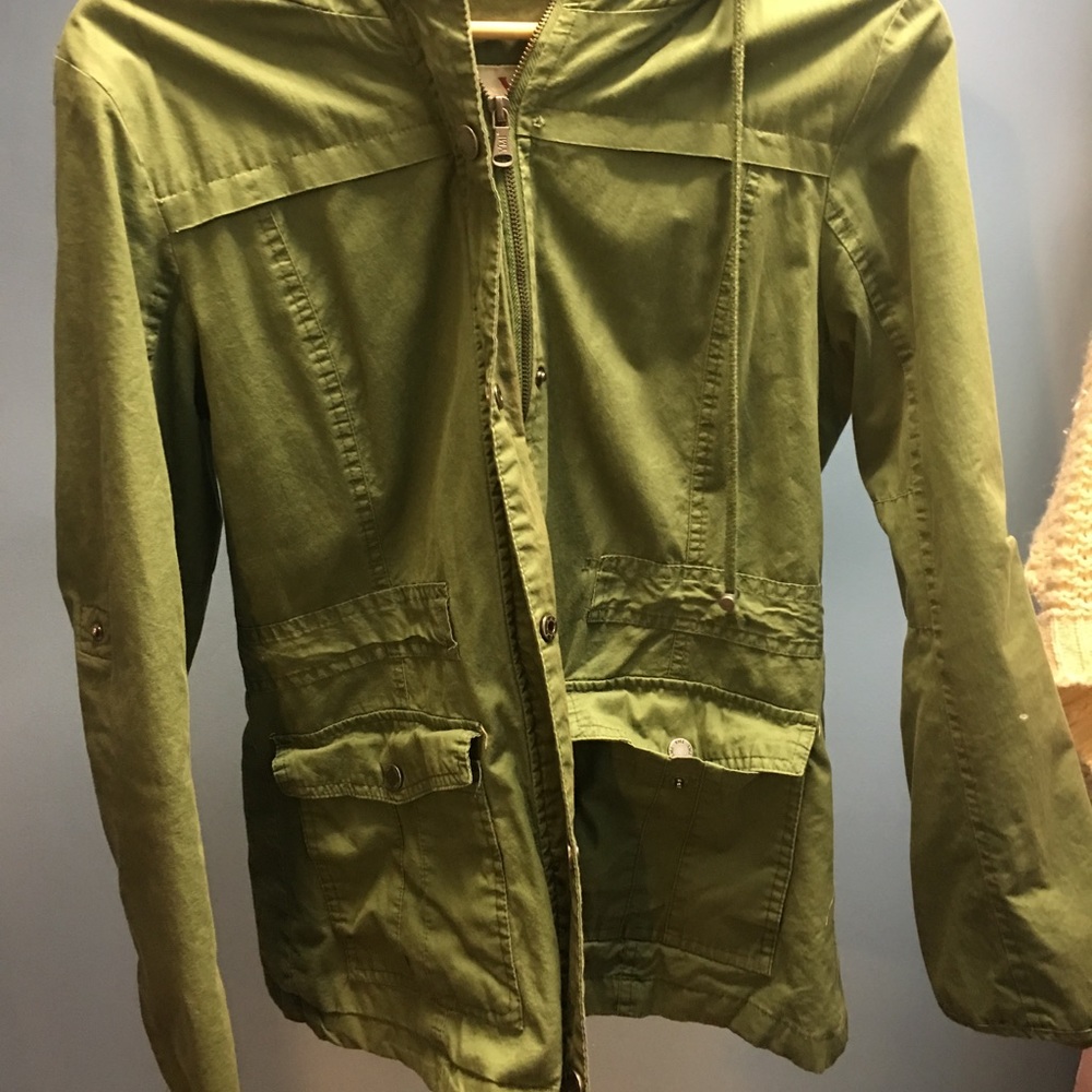 Green army jacket