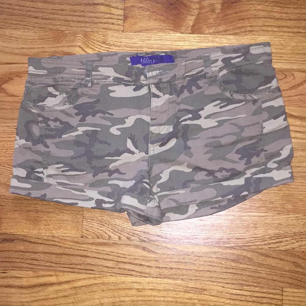 Camouflage Print Shorts