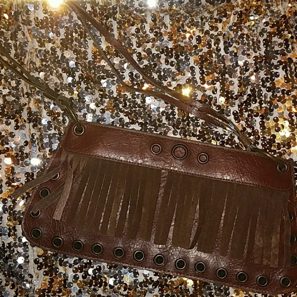 Steve Madden leather wristlet