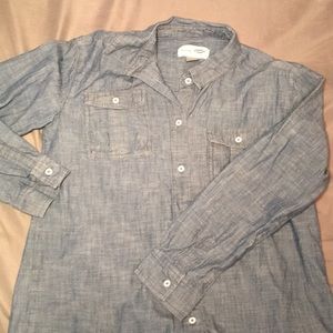 Denim button up shirt