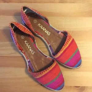 Kaanas d’orsay espadrilles *like new*