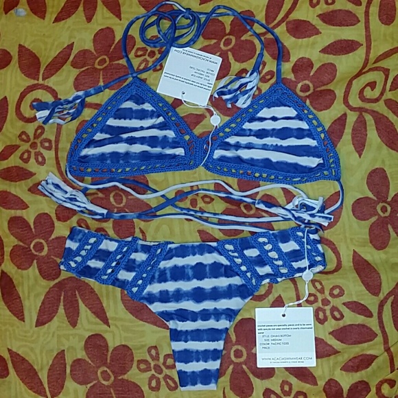 New acacia bikini set pacific tides andy Chun's M - Picture 3 of 6