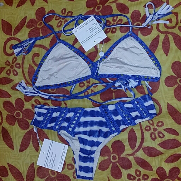 New acacia bikini set pacific tides andy Chun's M - Picture 4 of 6