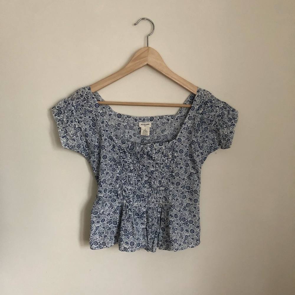 Jill Stuart button down top size 1