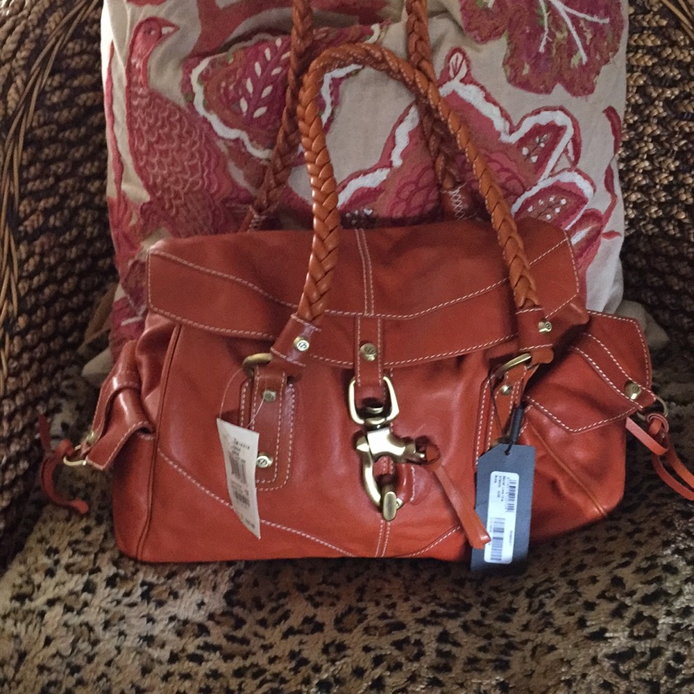 Francesco Biasia Leather Shoulder Bag