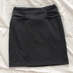 Grey Mini Skirt