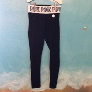 Plain black PINK leggings
