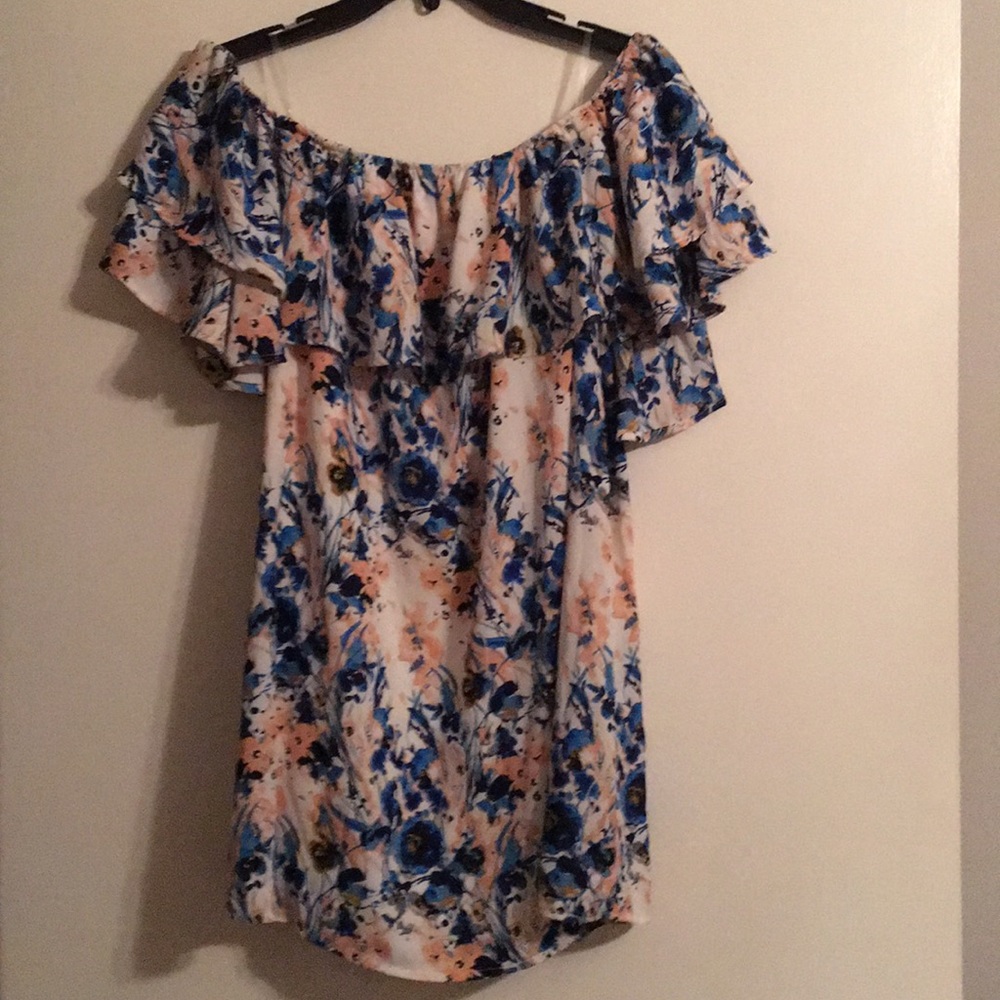 Off the shoulder floral Dress