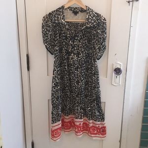 Anna Sui Patterned Silk Dress
