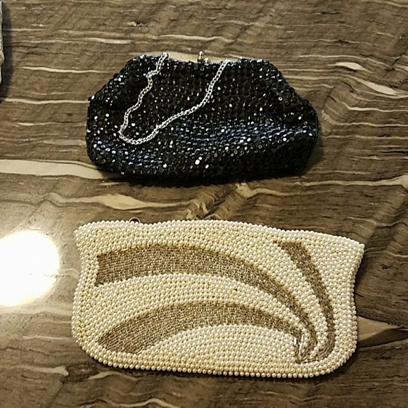 TWO Beautiful  Vintage Clutches from Japan - Picture 1 of 1