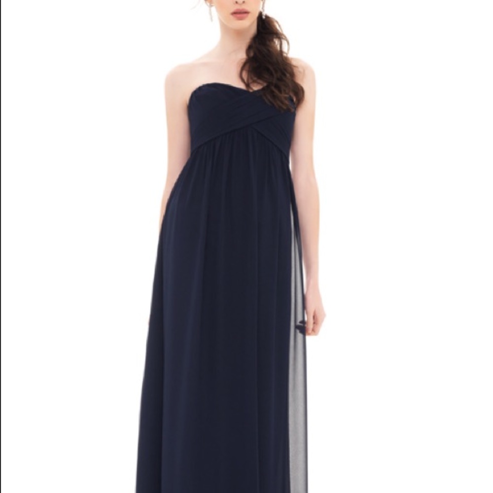 Bill Levkoff Sweetheart dress in Blue