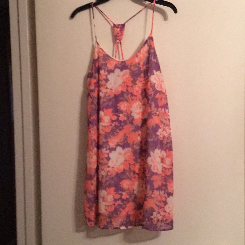 Purple and Orange Dress