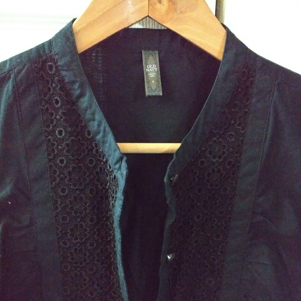 Cotton Victorian blouse, worn 1x