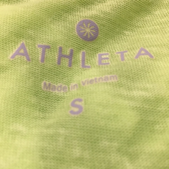 Athleta Red Burnout Tee - Picture 5 of 5