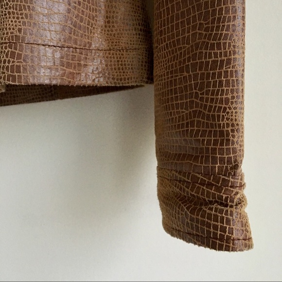 Snake skin leather jacket - Picture 2 of 3