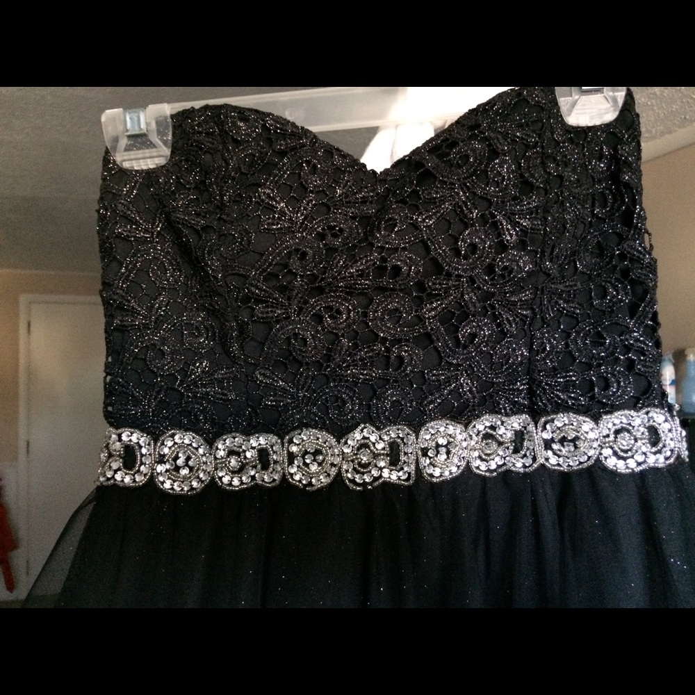 Black formal dress
