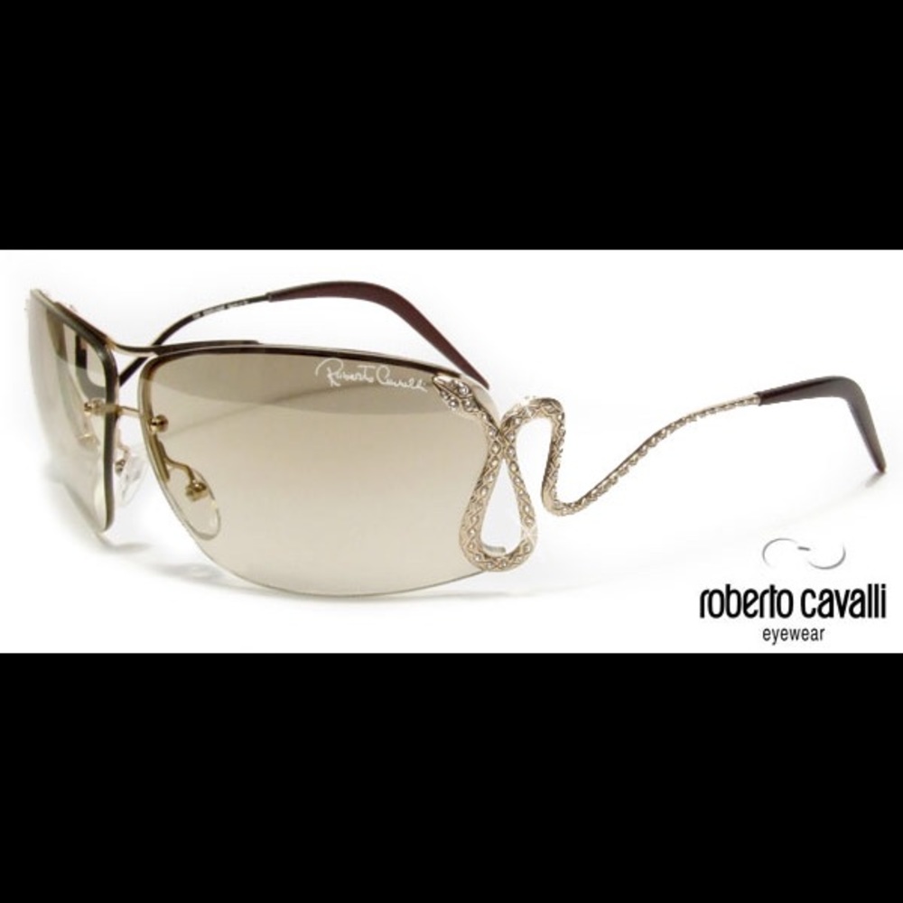 Authentic Roberto Cavalli Snake Maia Sunglasses