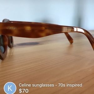 Celine Accessories - Celine tortoise shell wayfarer sunglasses Celine Accessories - Celine tortoise shell wayfarer sunglasses