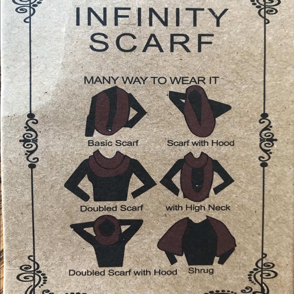 5 ⭐️ Ivory Infinity Scarf - Picture 4 of 4
