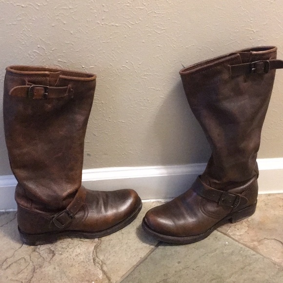 Vernonica Slouch Frye boots - Picture 2 of 6