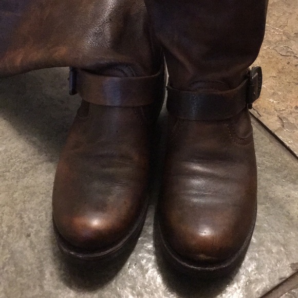 Vernonica Slouch Frye boots - Picture 3 of 6