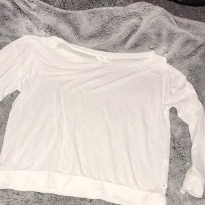 White Long Sleeve Tee