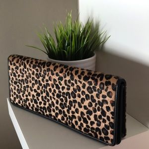 Leopard Print Clutch Purse