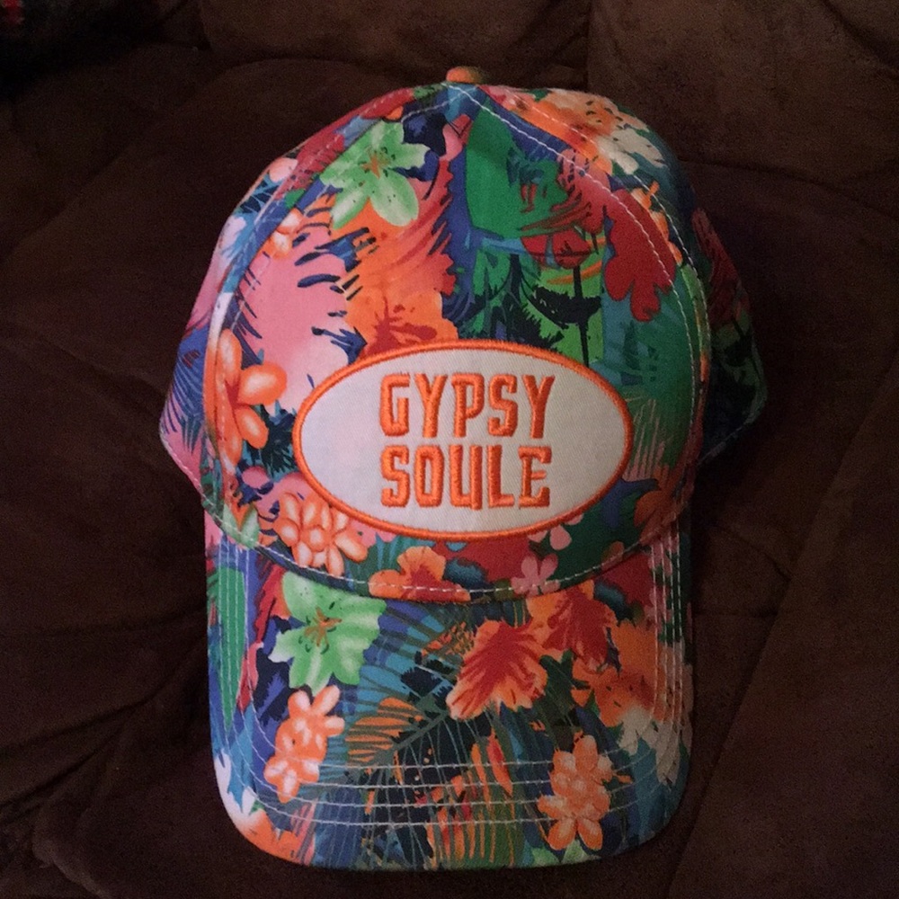 Gypsy Soule neon floral hat