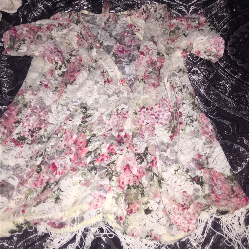 Floral cardigan