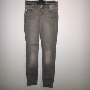 Grey rockstar skinny jeans