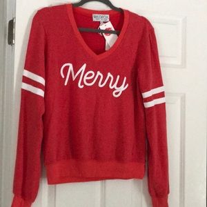 NWT Wildfox Merry Sweatshirt