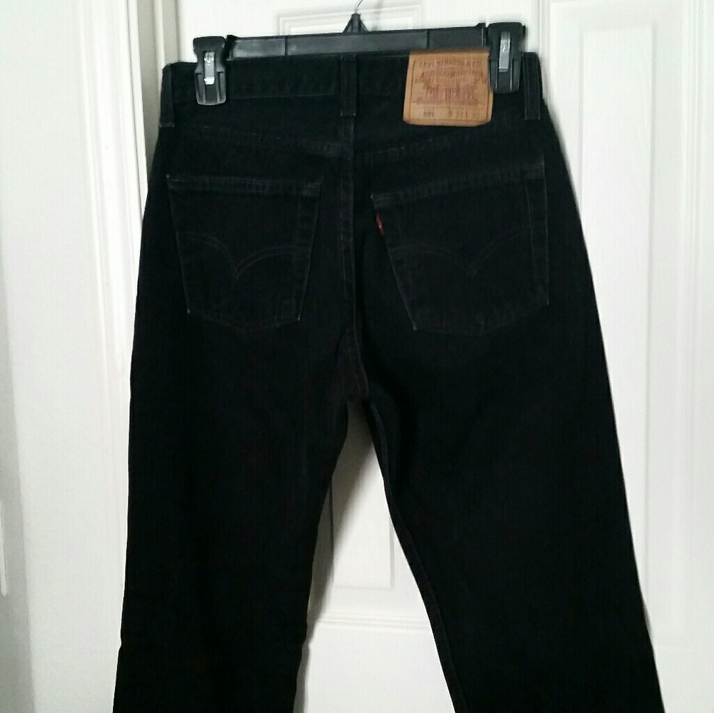 Levis button fly jeans