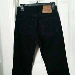 Levis button fly jeans