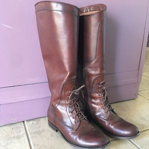 FRYE MELISSA RIDING LACE BOOT
