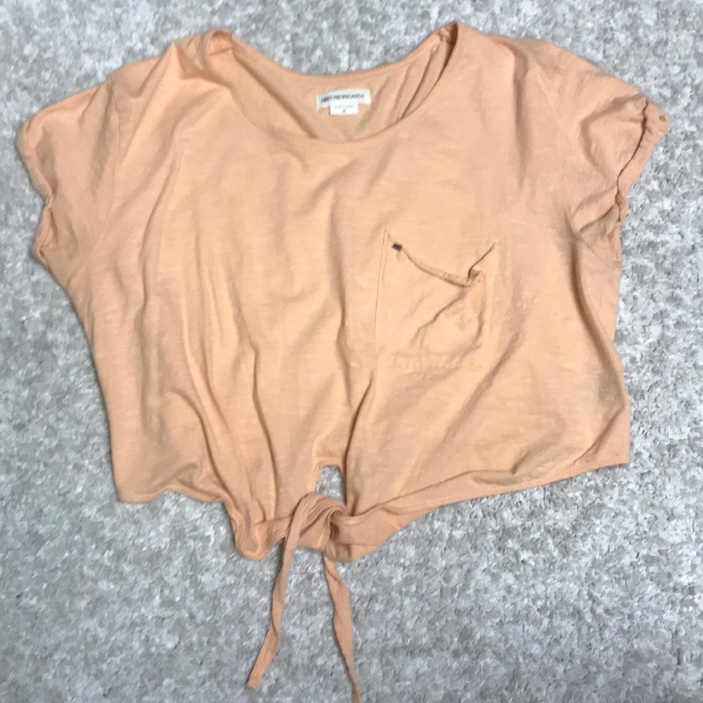 Tied crop top