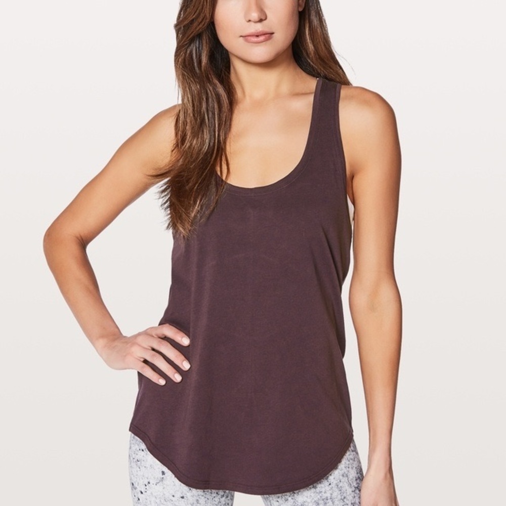 NWT Lululemon Love Tank size 6 dark adobe