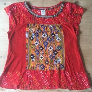 Anthropologie Tiny Brand Top Size L Rayon Cotton