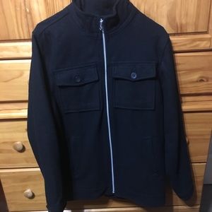Wool zip up jacket