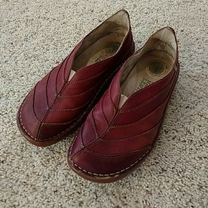 Red Leather shoes